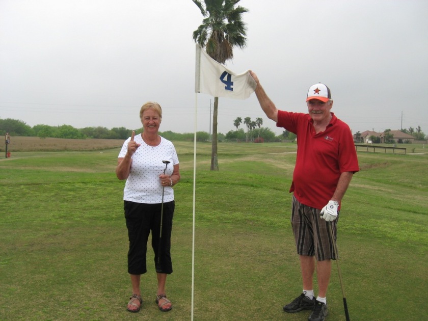 Gerry Busch hole in one on #4 cottonwood march 15 2016